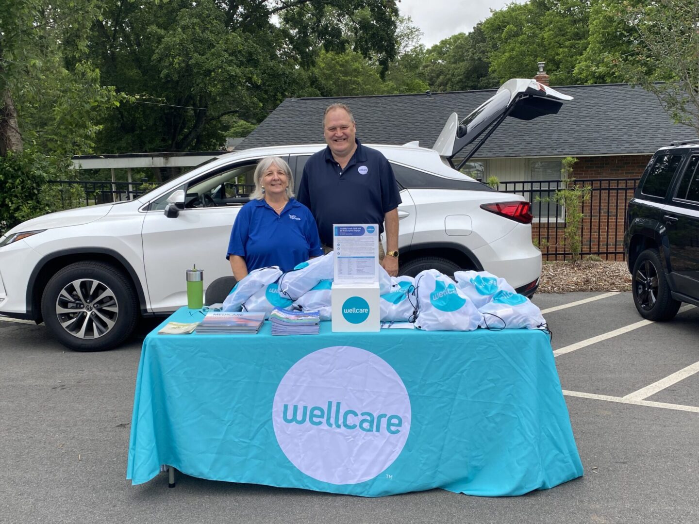 Wellcare offers hygiene kits at the 2023 Spring Labor of Love