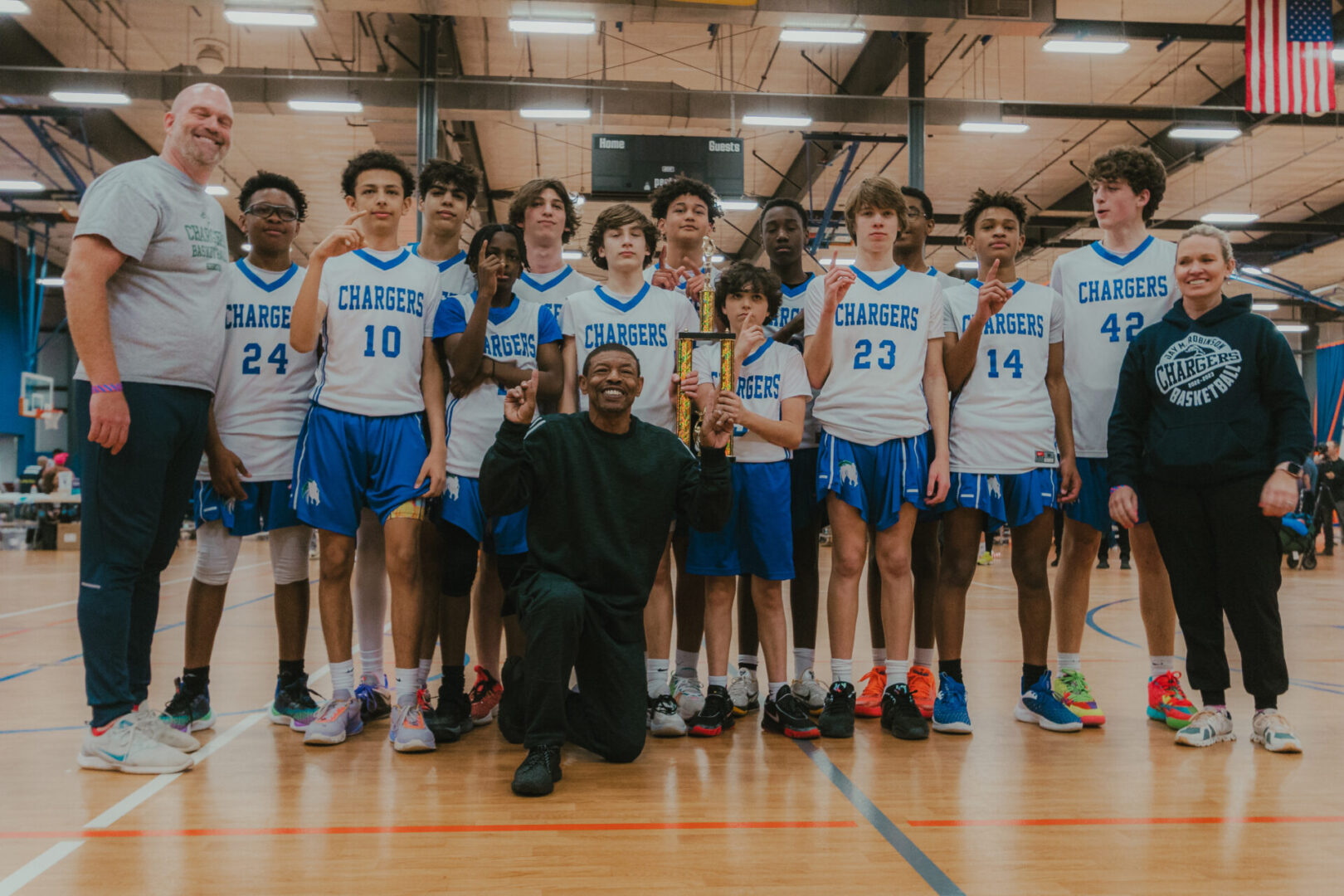 The inaugural 2023 Muggsy Bogues Middle School Basketball Tournament was a huge success with boys' and girls' teams vying to be the champion